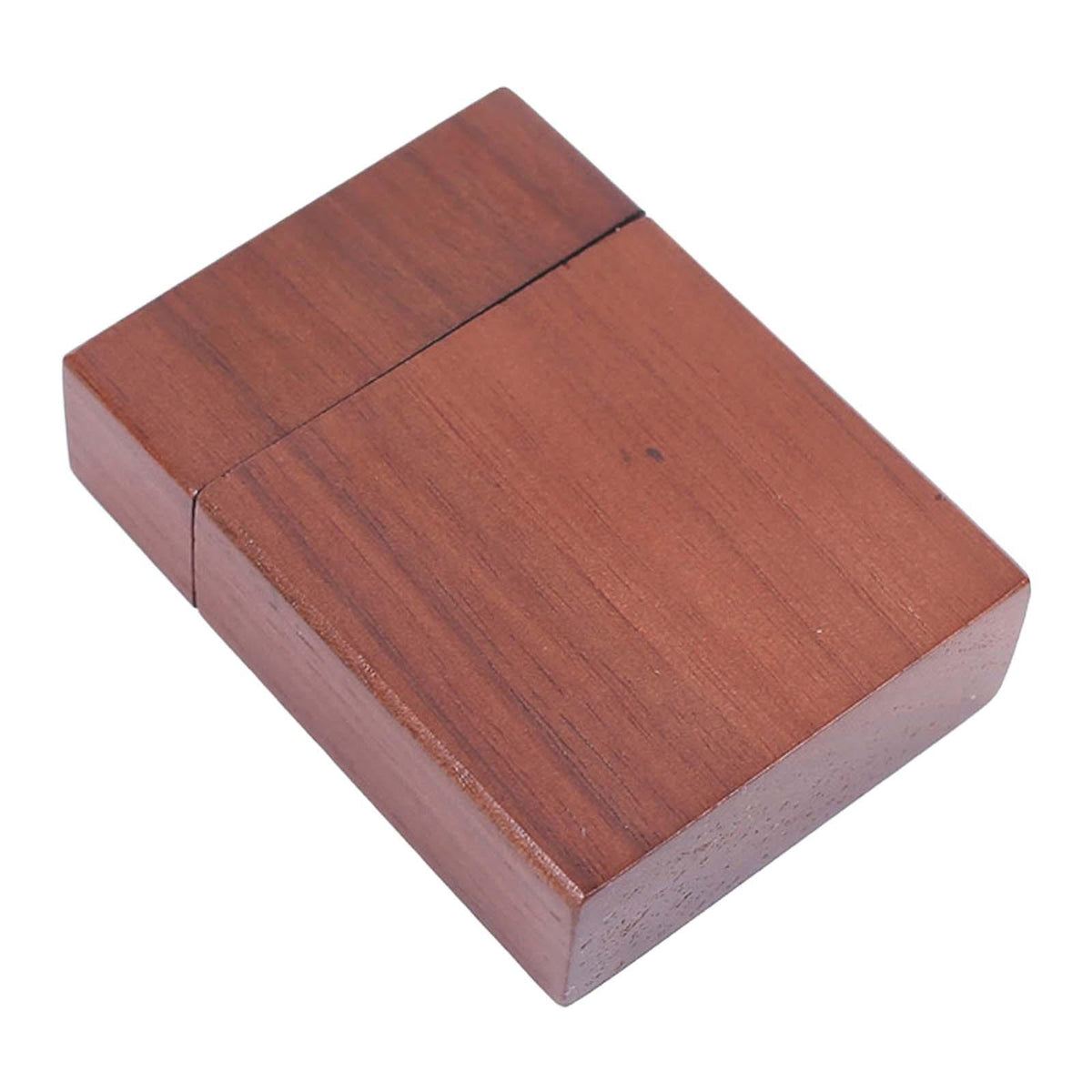 Maxbell Wooden Guitar Picks Case Handicraft Magnetic Closure Durable Guitar Pick Box no picks
