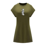 Maxbell Maxbell Women's Summer Dress Spring Female Crewneck Dress for Party Holiday Vacation M
