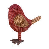 Maxbell Bird Figurine Collectible Bird Statue for Office Birthday Tabletop Ornaments Red