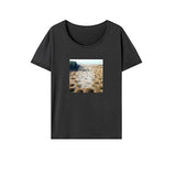 Maxbell Maxbell Women's T Shirt Summer Regular Fit Crewneck Shirt for Traveling L Grey