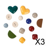 Maxbell 3xBeach Bag Charms Accessories Beach Handbag PVC Tote Inserts Buckle Ornaments Style A