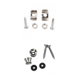 Maxbell 2pc Guitar Roller String Tree Guide Retainer Spacer Secure Screw+2pc Strap Lock