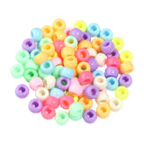 Maxbell 200x Pony Beads Decor Decorative Multicolored Beads for Party Gifts Earrings Light Color