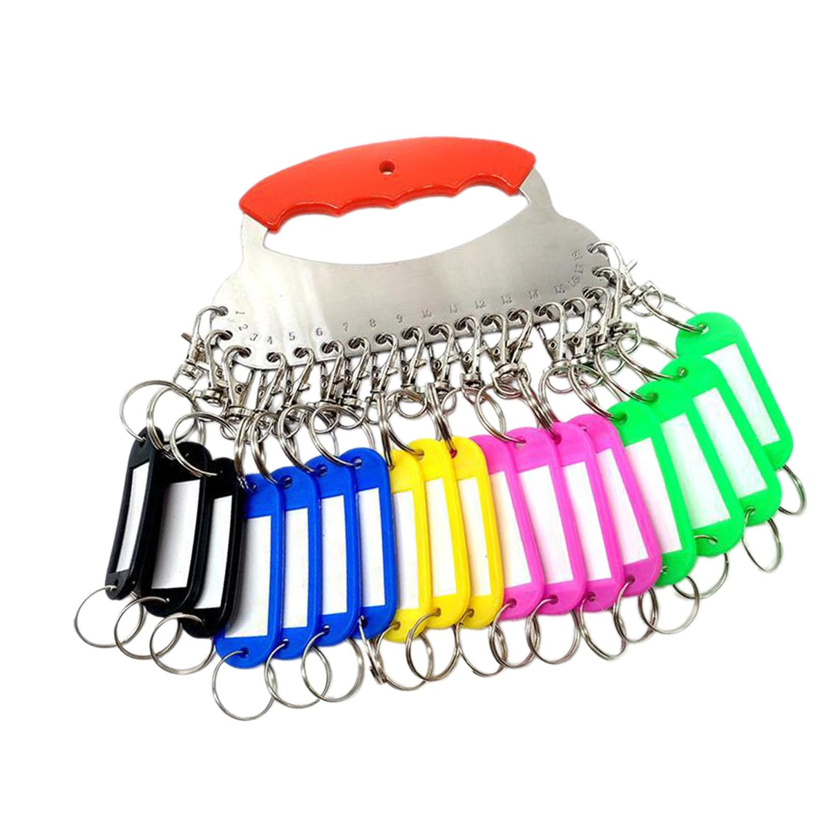 Maxbell Key Organizer Can Mark Portable Key Chain for Hotel Dormitory Classification 18 Bit