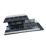 Maxbell 1/64 Scale Model Car Display Case Parking Lot Micro Facility Model   A