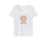 Maxbell Maxbell T Shirt for Women Summer Costume Short Sleeve Top for Office Walking Holiday M White