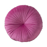 Maxbell Round Pumpkin Throw Pillow Premium Elegant Floor Pillow for Vanity Bed Couch Rose Red