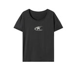 Maxbell Maxbell Women's T Shirt Summer Simple Casual Crewneck Shirt for Work Camping Walking M Grey
