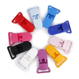Maxbell 20PCS Multicolour/Clear T-Style Dummy Clips for Pacifier Holder Badge DIY Craft