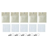 Maxbell 5 Pieces Outdoor Curtain Weights with Clamps for Wind Picnic Mat Table Cloth