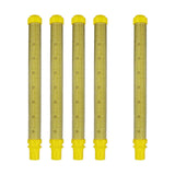Maxbell 5 Pieces Paint Spray Filter Durable Practical Fine Mesh Spraying Accessories 100 Mesh