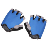 Maxbell Maxbell Non-Slip Sun Block Half Finger Sports Gloves for Outdoor Activities Blue S