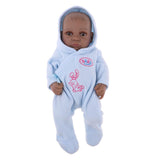 Maxbell 28cm Lifelike Vinyl Boy Baby Doll Costumed Newborn Girl Kid Learning Toy