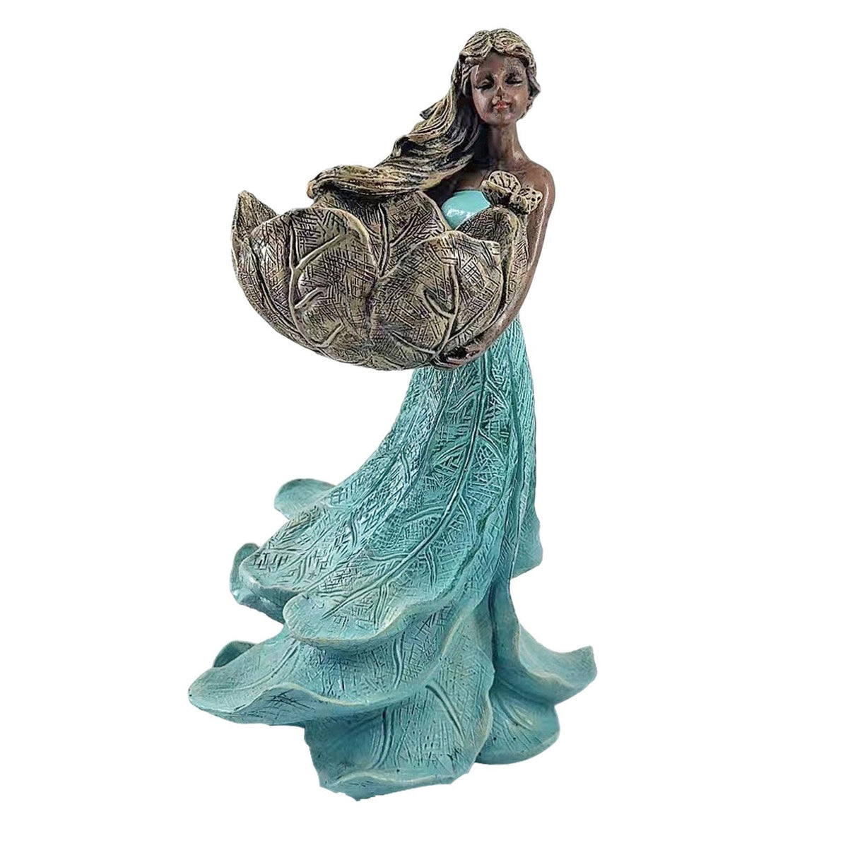 Maxbell Maxbell Bird Feeder Holder Decorative Crafts Resin Figurine for Decor Courtyard Lawn