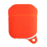Maxbell Sturdy Silicone Charger Covers Case Protector with Keyring For AirPods Orange - Aladdin Shoppers