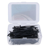 Maxbell Maxbell 50 Pieces Bamboo Charcoal Floss Flosser Toothpicks Stick Interdental Sticks