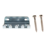 Maxbell 1 Set Metal Electric Guitar Tremolo Bridge Tailpiece with Screws Silver - Aladdin Shoppers
