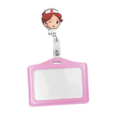 Maxbell Nurse Badge Card Holder Coworkers Office Gift Nurse Badge Holder brown hair nurse
