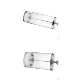 6Clear Sanitizer Disinfectant Glass Jar for Hair Styling Tool Sanitizing S L