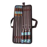 Maxbell 7-in-1 Stainless Steel Barbecue Skewer Traveling Tools BBQ Needles Sticks