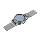 Maxbell 2pcs Watch Mesh Loop Wrist Band Strap Magnet Clasp Replacement Silver&Black