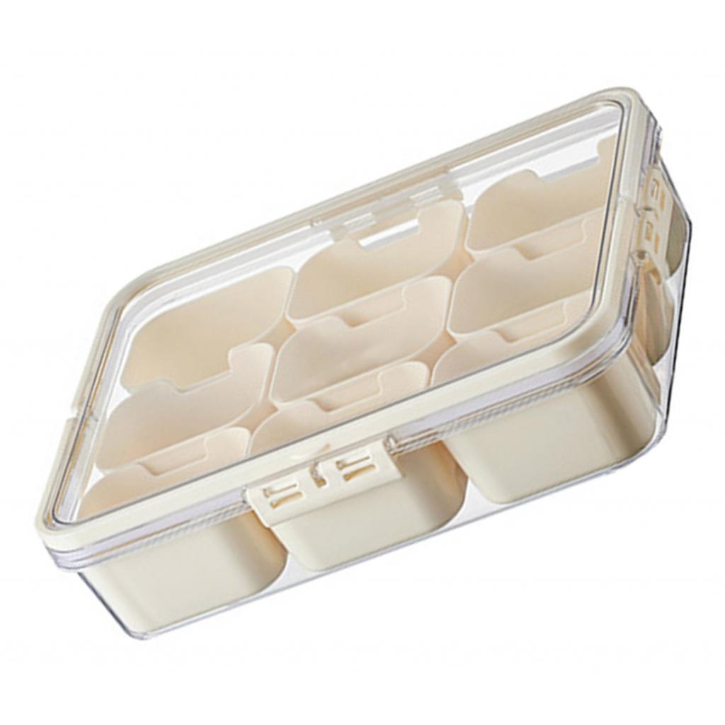 Maxbell Snack Box Container Reusable Holder Travel Snack Tray for Cookies Snack Work