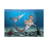 Maxbell Maxbell Aquarium Background HD Picture Reptile Vivarium Wallpaper Mermaid XXL