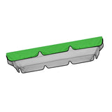 Maxbell Replacement Swing Canopy Outdoor Porch Swing Canopy Cover for Patio Poolside Green