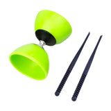 Maxbell Chinese Yoyo Diabolo Set Portable Juggling Toy for Adults Children Beginners Green S