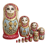 Maxbell Wooden Russian Nesting Dolls Babushka Matryoshka Toys #5 - Aladdin Shoppers