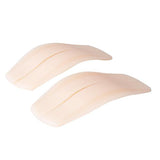 Maxbell 2pairs Women's Silicone Bra Straps Cushions Non-slip Shoulder Pads Nude + White
