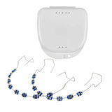 Maxbell Temporary Tooth Decoration with Box Orthodontist Explain Props Ligature Ties dark blue