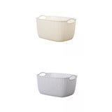 Maxbell 2pcs Storage Basket Hollow Design Bin for Clothes Cosmetics Various Sundries