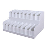 Maxbell Belt Organizer 2 Tiered Sleek Multi Compartments for Shop Dressing Room Dorm 16 Grids