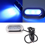 Maxbell 12-28V Marine/Boat/Yacht Underwater LED Blue Light w/ Stainless Steel Bezel - Aladdin Shoppers