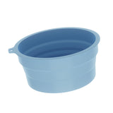 Maxbell Foldable Face Basin Convenient Washing Basin Wash Bowl for RV Outdoor Hiking Blue
