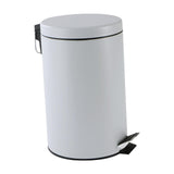 Maxbell Trash Can with Lid Dustbin Step on Trash Can for Kitchen Narrow Space Office Grey