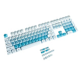 Maxbell Keycaps Set Professional for Mechanical Keyboard Sturdy Lightweight 132 Keys Blue