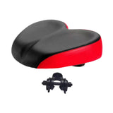 Maxbell Bike Seat Comfortable Anti Slip Replacement Noseless Enlarged Bicycle Saddle red