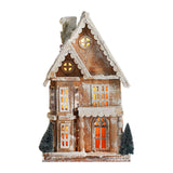 Maxbell Small Christmas Decor Village House Christmas Decorations Accessory for Desk Table Style C