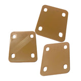 Maxbell 3Pcs Guitar Neck Plate Guitar Neck Shims Set for Guitarist Guitar Masters