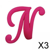 Maxbell 3xBeach Bag Letter Charm Button Trendy Removable Beach Shoes Charm Decoration N