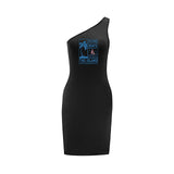 Maxbell Maxbell Women's Off The Shoulder Dress Spring Mini Dress for Street Dating Commuting M