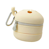 Maxbell Fly Fishing Trash Can Silicone Retractable Practical Fly Fishing Storage Bin Beige