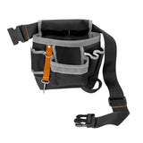 Maxbell Waist Belt Tool Storage Pouch Organizer for Carpenters Multi Purpose Durable Gray