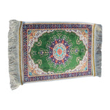 Maxbell Muslim Prayer Rug Eid Mat Ramadan Gift Praying Carpet for Prayer Room Temple Green