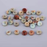 30 Pieces 6mm Natural Stone Beads Set,Loose Spacer Bead for Jewelry Making,Assorted Color - Aladdin Shoppers