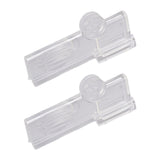 Maxbell 2Pcs Milk Carton Sealing Clip Food Sealing Clip for Office Home Refrigerator Clear