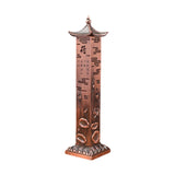 Maxbell Incense Burner Creative Incense Stick Holder for Living Room Festivals Party Red Copper
