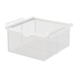 Maxbell Hanging Pullout Drawer Basket Rack Closet Holder for Pantry Cupboard Bedroom White